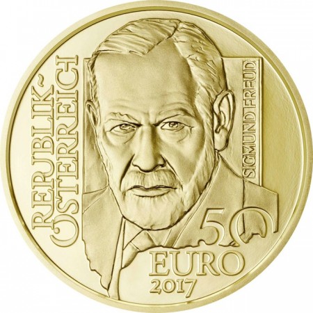 Sigmund Freud 2017, 1/4 oz zlata