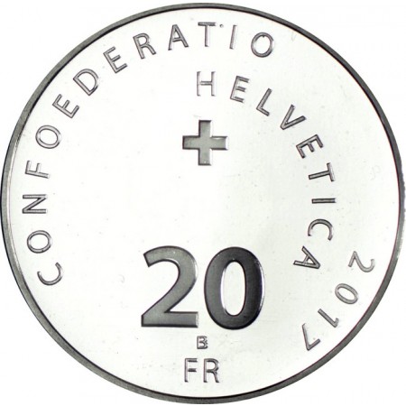 20 frank Stříbrná mince Parník Uri UN