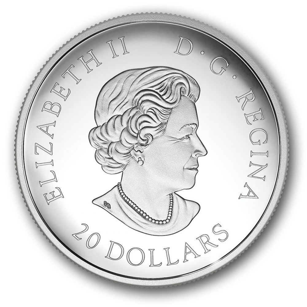 20 dolar Stříbrná mince Cross of Valour PP