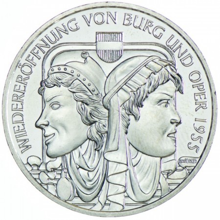 Rakousko 10 Euro stříbro různé roky