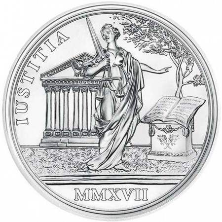 Marie Terezie - Spravedlnost a charakter, stříbrná mince
