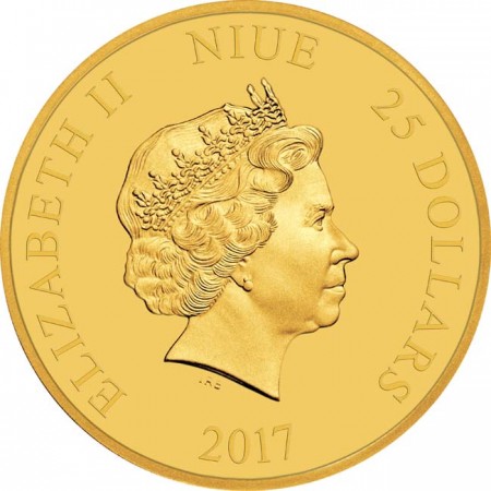 Zlatá mince Hvězdné války 1/4 Oz - Boba Fett PP