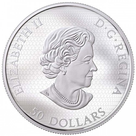 50 dolar Stříbrná mince Symboly Kanady