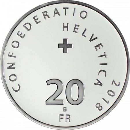 20 frank Stříbrná mince Klausenpass PP