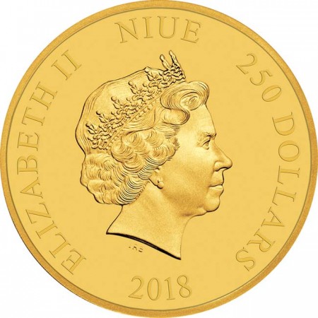 250 NZD Zlatá mince 1 Oz Jabba the Hutt PP