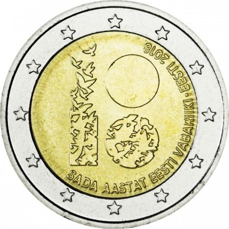 2 Euro CuNi Estonská republika