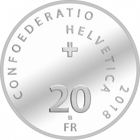 20 frank Stříbrná mince Parník La Suisse