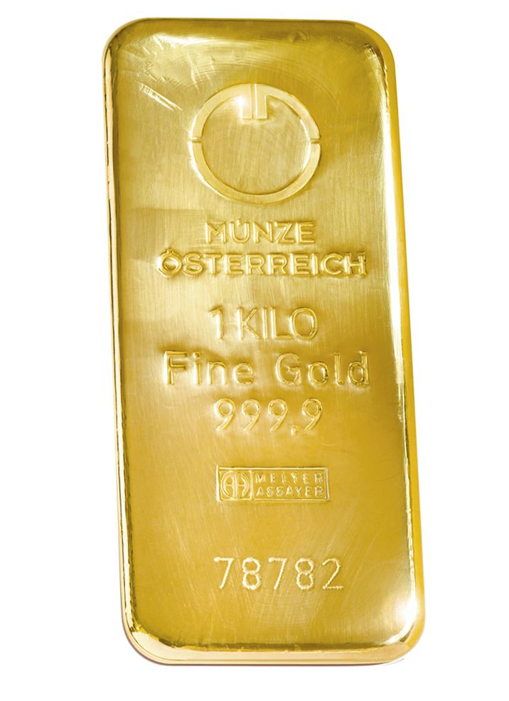 Zlatý zliatok Rakúská mincovna 1000 g