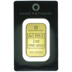 Zlatý zliatok Rand Refinery 1 Oz