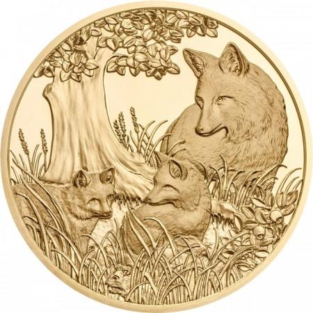 Liška, 16 g zlatá mince