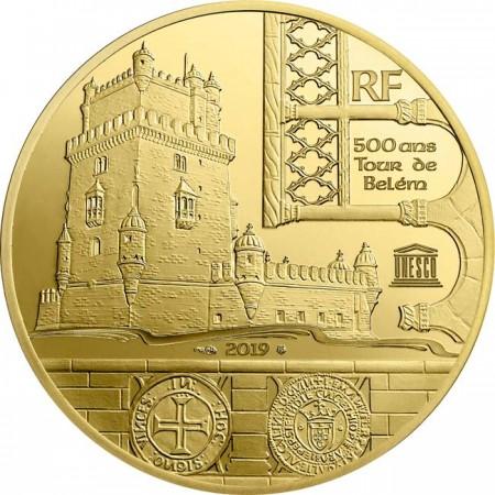 Zlatá minca - Turm von Belem - Vasco de Gama PP 1 Oz