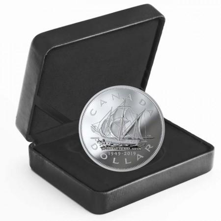 Stříbrná mince 1 dolar 70 Let  Neufundland nedaleko Kanady 2019 PP