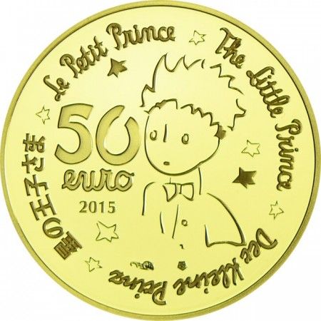 50 EUR  Zlatá minca Comics: Malý princ - Neviditeľný PP