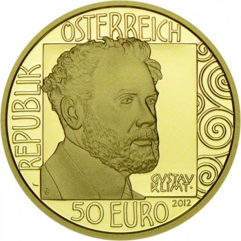 50 EUR Zlatá minca Adele Bloch-Bauer I PP