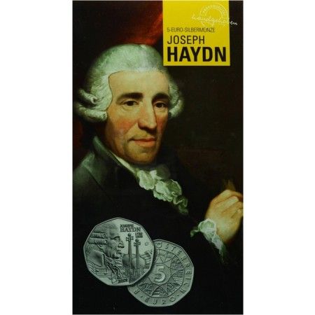 5 Euro Strieborná minca Joseph Haydn PN