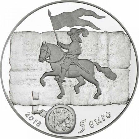 5 Euro Stříbrná mince Kuronští králové PP
