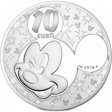 10 Euro Strieborná minca Mickey & Přátelé PP