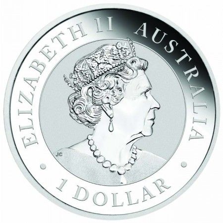1 dolar Strieborná minca -  Klokan pozlacený OSN