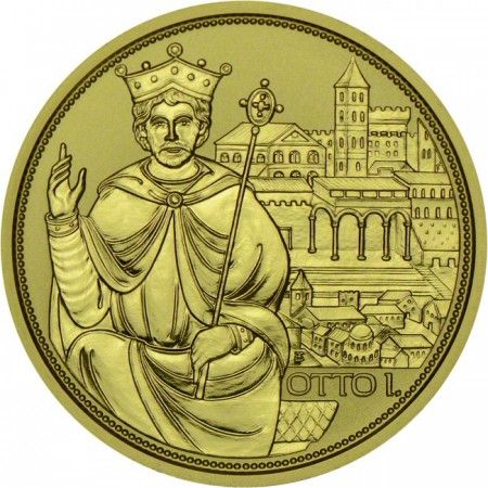 100 Euro zlatá mince - Koruna svaté říše Římské PP