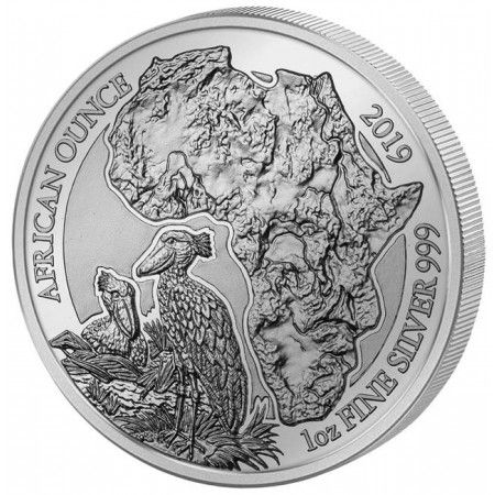50 frank Stříbrná mince Shoebill PP