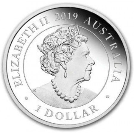 1 dolár Strieborná minca  Labuť PP