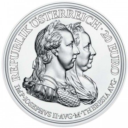 20 euro Stříbrná mince - Moudrost a reformy PP