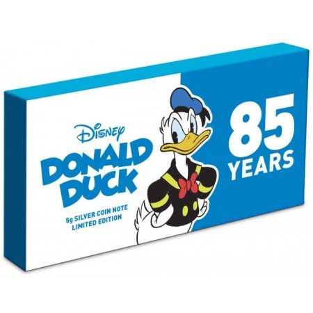 1 Dollar Stříbrná mince -85 let Donald Duck UN