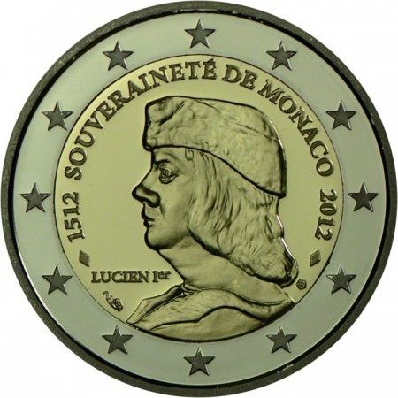 2 Eur 500 rokov svrchovanosti Monaka CuNi