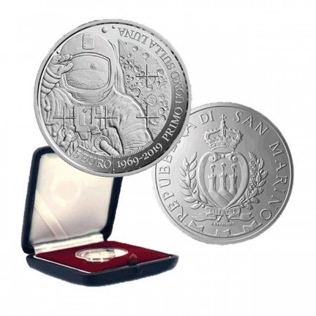 5 Euro - Stříbrná mince Mondlandung PP