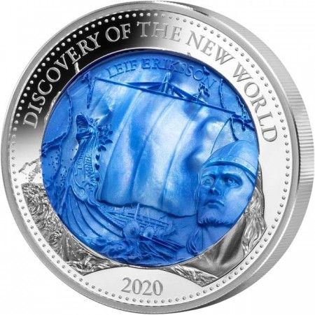 25 dolar Stříbrná mince Objevení nového světa PP 5 Oz