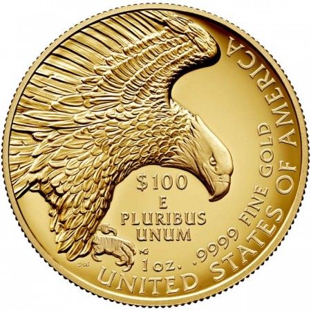 100 Dollar Zlatá mince -American Liberty UN