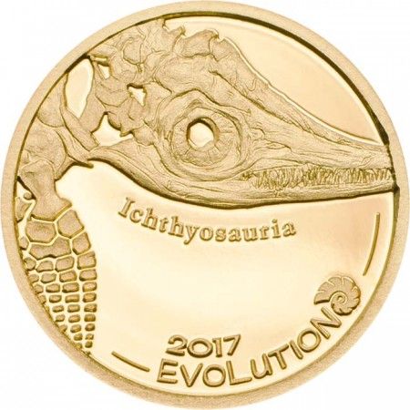 1000 Togrod Zlatá mince -Ichthyosaurus PP