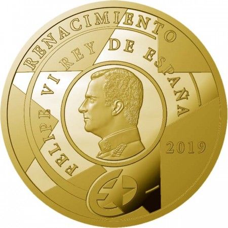 210 Euro Zlatá / stříbrná mince Europastern - Set 2019 PP