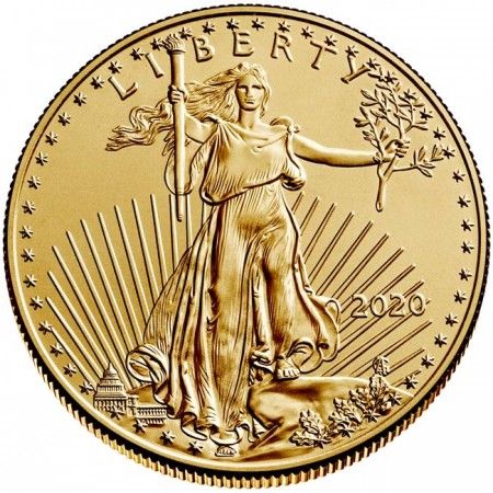 Zlatá minca  American Eagle 1/2 Oz