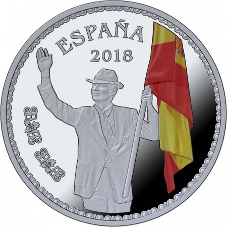 10 Euro Stříbrná mince 50 let od narození Filipa - Barcelona 1992