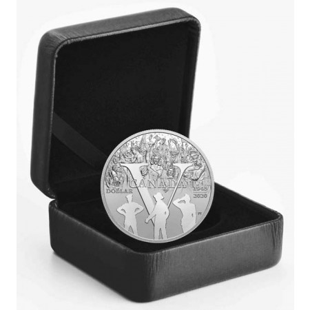 1 dolar Stříbrná mince 75 let Den vítězství