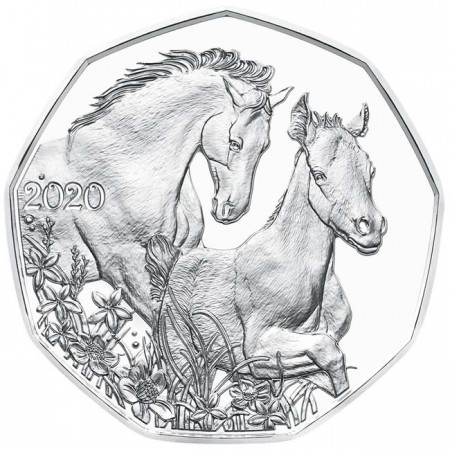 Velikonoční mince Rakouskko 2020, 1/4 oz stříbra