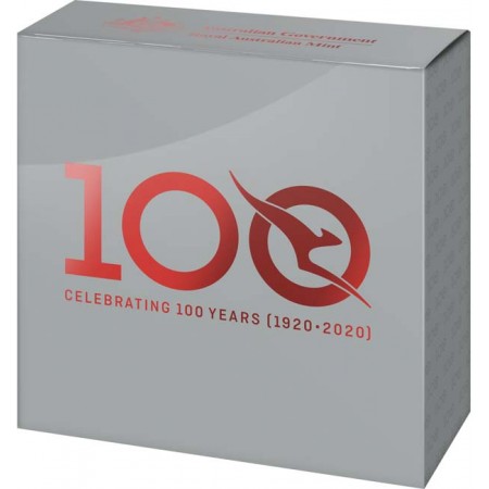 1 dolar Stříbrná mince 100 let Qantas