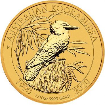 Zlatá minca Kookabura 1/10 Oz 