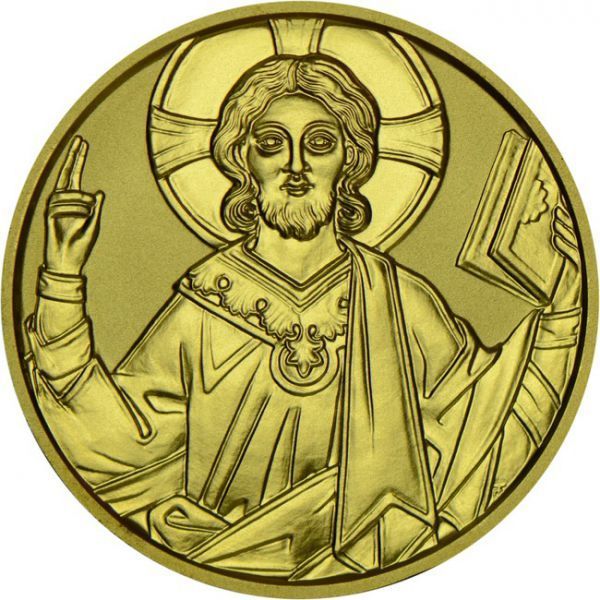2000 let křesťanství - Narození Krista, zlatá mince