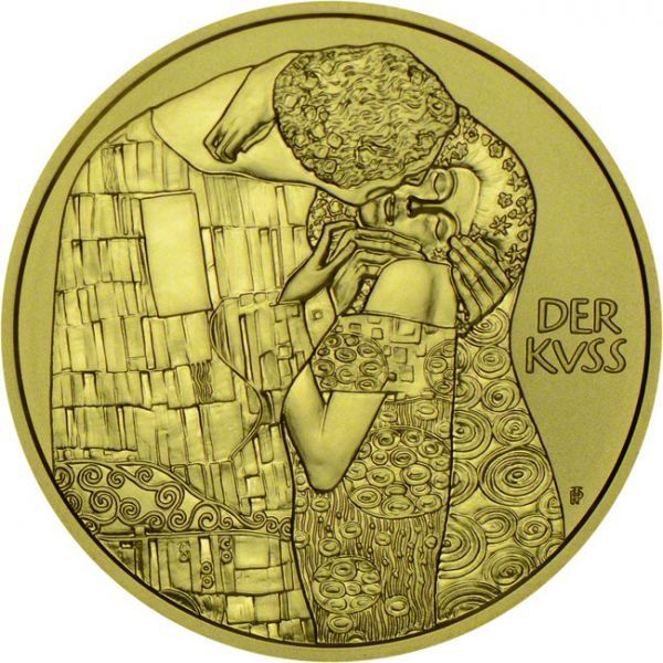 Umělecké poklady Rakouska: Malířství - Polibek, zlatá mince