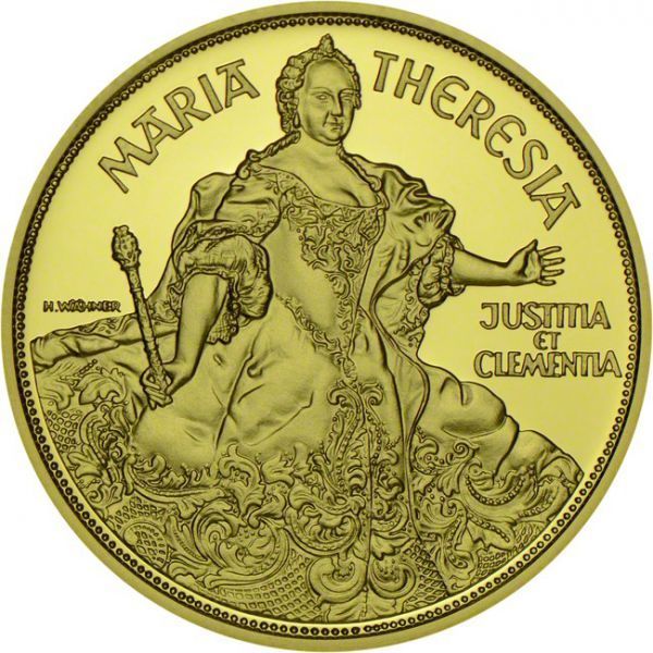 Marie Terezie, zlatá mince