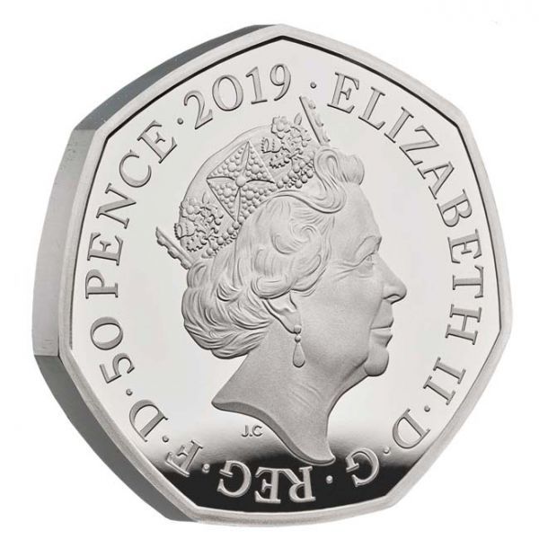 0,50 libra Stříbrná mince New Pence