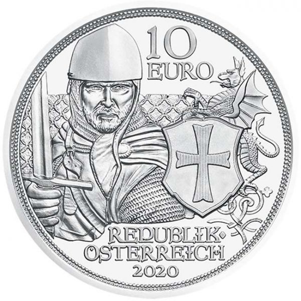 10 Euro Stříbrná mince Udatnost