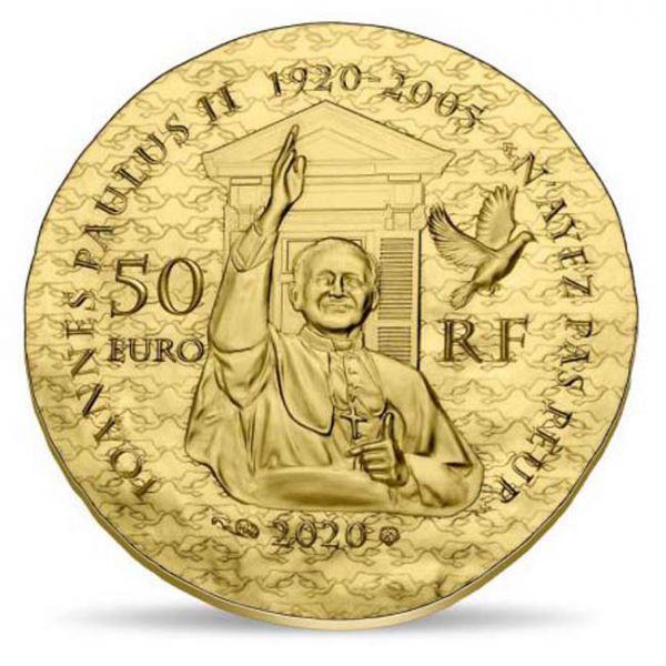 50 Euro Zlatá mince Sestra Emmanuelle