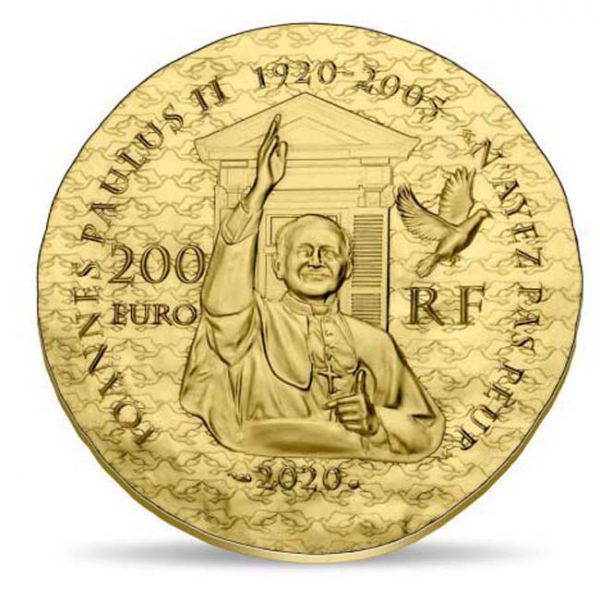 200 Euro Zlatá mince Sestra Emmanuelle 1 Oz