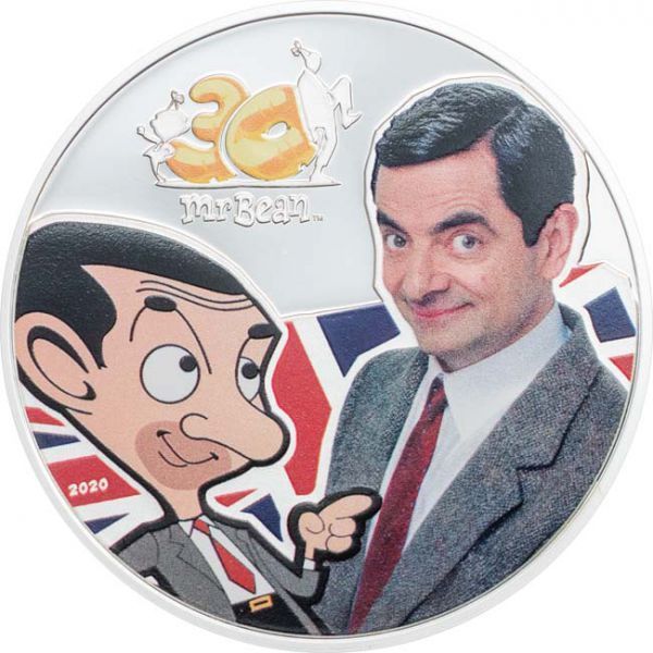 5 dolar stříbrná mince Mr. Bean