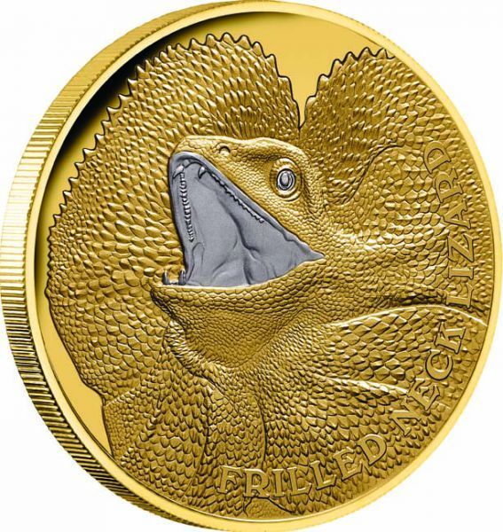 100 dolar Zlatá mince Agama límcová