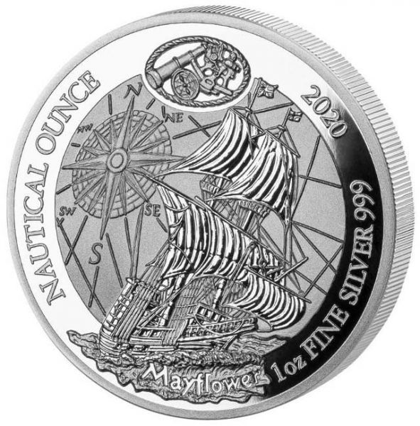 Mayflower 2020, 1 oz stříbra