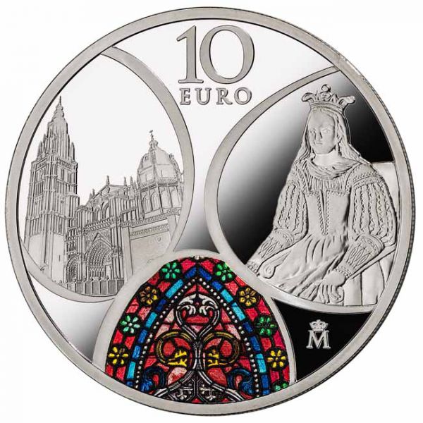 10 Euro Stříbrná mince Evropská hvězda - Gotika PP